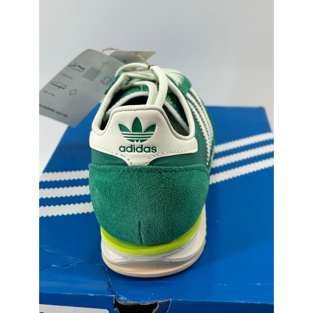 Adidas SL 72 OG W Women Size 7 Green Ivory JQ7397 Retro Suede Nylon New With Box - Picture 5 of 8